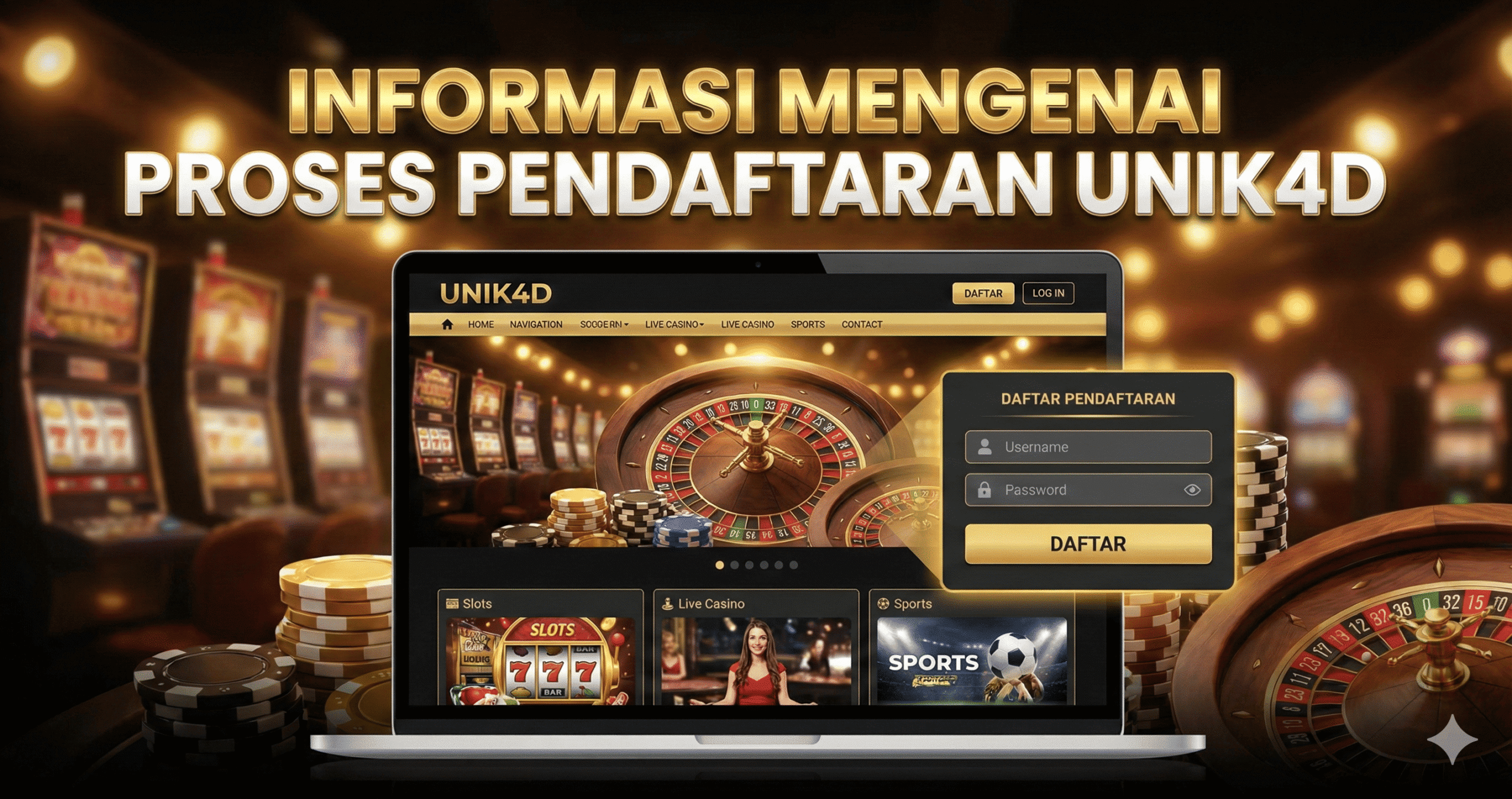 Informasi Mengenai Proses Pendaftaran UNIK4D